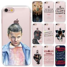 Ultra Thin Soft TPU Gel Silicon TV Stranger Things Pattern Case For Apple iPhone